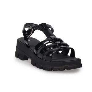 SO Gillis Black Jelly Fisherman Women's Sandals, Size 6